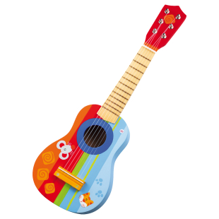 Guitare très colorée