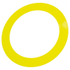 Ring Glitter gelb,  32 cm