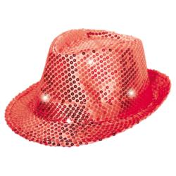 Chapeau LED rouge