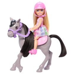 Barbie Chelsea et poney