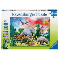Puzzle Au milieu Dinosaures