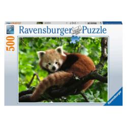 Puzzle Panda rouge mignon