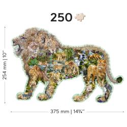 Puzzle en bois L Lion Roar