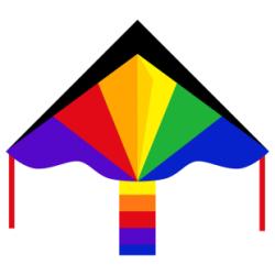Cerf-volant Simple Flyer Rainbow