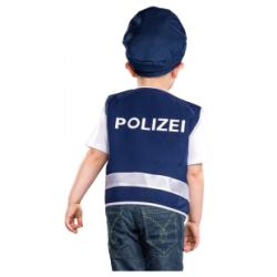 Polizei-Weste blau Gr. 128