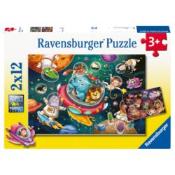 Puzzle Tiere im Weltall