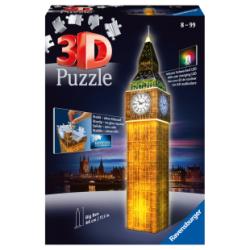 Puzzle 3D Big Ben bei Nacht