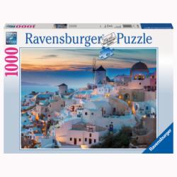 Puzzle Abend ber Santorini
