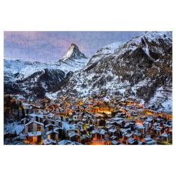 Puzzle Holz L CH Matterhorn