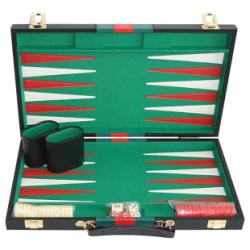 Backgammon Koffer schwarz